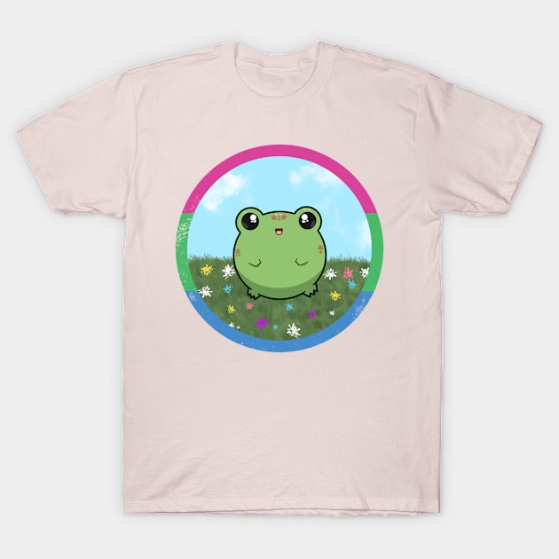 Pride Froggo (Polysexual) T-Shirt by GummiFrogArt